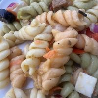 Pasta saladd  at Strong Hearts in Syracuse