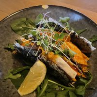 Amazing flavours- vegan prawn seaweed taco (expensive but great tasting) at Yeah Boy in Geelong