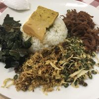Set meal at Oke Vegetarian in Denpasar