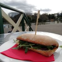 Vegan Panini at The Tower Cafe in Newcastle Upon Tyne