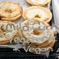 Mild curry vegetable pies at Red Relish Cafe in Yarra Junction