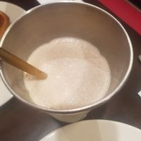 Vegan milkshake: ice, soymilk and choc flavouring 👌 at Red Relish Cafe in Yarra Junction