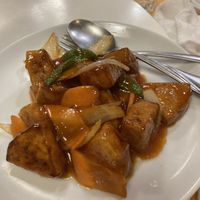 Sweet and sour pork   at Chojo Hanten in Yokohama
