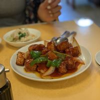Vegan Pork Sweet&Sour at Chojo Hanten in Yokohama