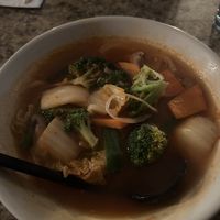 Vegan kimchi udon   at Ramen Bar in Pittsburgh