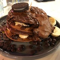 Vegan Pancakes  at POG - Tara St in Dublin