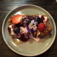 Vegan banana bread  at POG - Tara St in Dublin