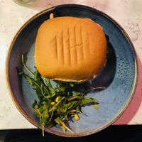 Vegan burger at POG - Tara St in Dublin