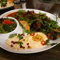 vegetarian turned vegan combo at Beirut Restaurant in Cologne