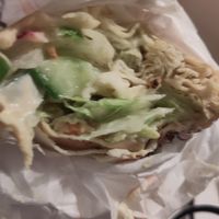 Dürüm mit Hummus at Beirut Restaurant in Cologne