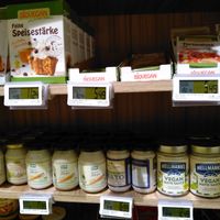 Vegan mayo and other stuff at Mega Image - Timișoara in Bucharest