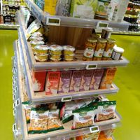 Soy products at Mega Image - Timișoara in Bucharest