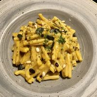 Kürbis-Casarecce at Löwen in Bad Ragaz