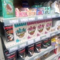 Raw vegan & vegetarian isle at Biologiko Xorio - Organic Village in Athens