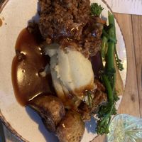 Mushroom nut roast   at Clean Bean in Durham