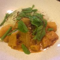 Thai butternut curry at Clean Bean in Durham