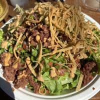 Taco saladd  at Padaro Beach Grill in Carpinteria