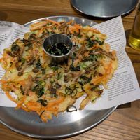 Veggie pancake at K-pub in Adelaide