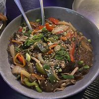 Sweet potato noodle saladd  at K-pub in Adelaide