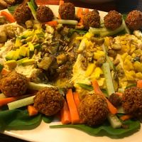 Falafel Hummus Platter at Loro Loco in Koh Lanta