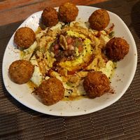 Falafel platter at Loro Loco in Koh Lanta
