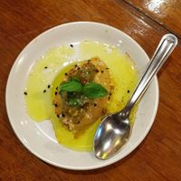 Incredible tomato hummus made with love at Loro Loco in Koh Lanta