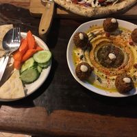 Hummus platter  at Loro Loco in Koh Lanta