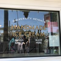 There’s a sit down area just in front of the shop where you can relax and enjoy. at Stella Jean's in San Diego