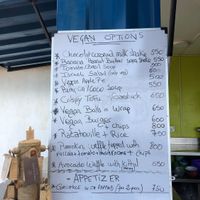 Vegan options at The Container Beach Restaurant in Negombo