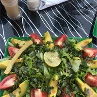 Avocado salad at The Container Beach Restaurant in Negombo