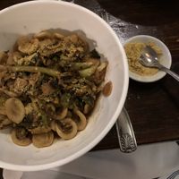 Pasta with nutritional yeast! at Da Pepo in Montclair