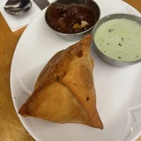 Samosa!!  at Sagar Vegan & Vegetarian Restaurant - West End in London