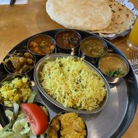 Vegan thali at Sagar Vegan & Vegetarian Restaurant - West End in London