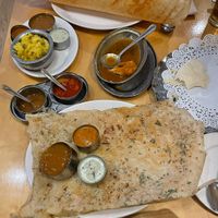 Onion Rava Masala Dosa  at Sagar Vegan & Vegetarian Restaurant - West End in London