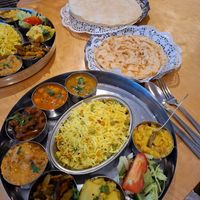 Vegan thali at Sagar Vegan & Vegetarian Restaurant - West End in London