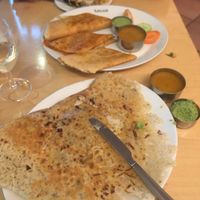 Sagar special dosa and onion dosa at Sagar Vegan & Vegetarian Restaurant - West End in London