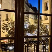 The view from the 1st floor  at Mian Fan in Paris