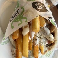 Chicken gyros   at What The Pitta in Brighton