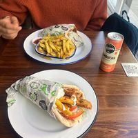Chicken Gyros in Near at What The Pitta in Brighton