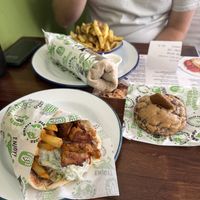Gyros, kebab & cookie   at What The Pitta in Brighton