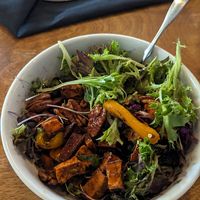 Oaxacan Buddha Bowl at Kitchen428 Restaurant and Mojo's Lounge in Woodland