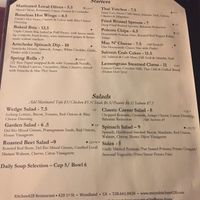 Gluten free and vegan labeled on menu  at Kitchen428 Restaurant and Mojo's Lounge in Woodland