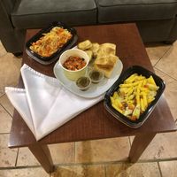 Vegan Pastas and Bruschetta at Vaso Azzurro in Mountain View