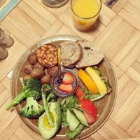 Vegan brunch at Bergsson Mathus in Reykjavik