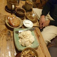 nice traditional set at Traditional Tea House Insadong (전통 찻집 인사동) in Seoul