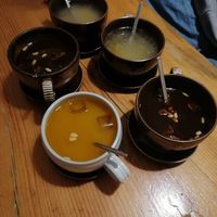 Our teas. We had pumpkin, jujube and citrus. Can't remember the last one at Traditional Tea House Insadong (전통 찻집 인사동) in Seoul