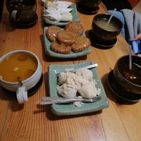 Snack selection at Traditional Tea House Insadong (전통 찻집 인사동) in Seoul