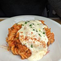 Pasta al ragù vegetale e formaggio d'alpeggio at Agriturismo Teresa delle Fragole in Vigano