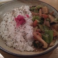 Kare rice vegan at Hirá Ramen Izakaya in Sao Paulo
