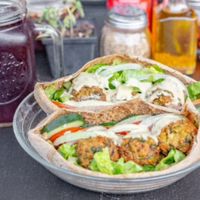 FALAFEL at Reja Café in Cuernavaca